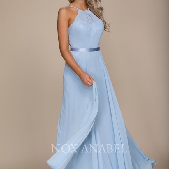Halter Neck A-Line Shape Prom Dress NXY102P